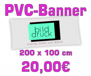 PVC-Banner 200 x 100 cm
